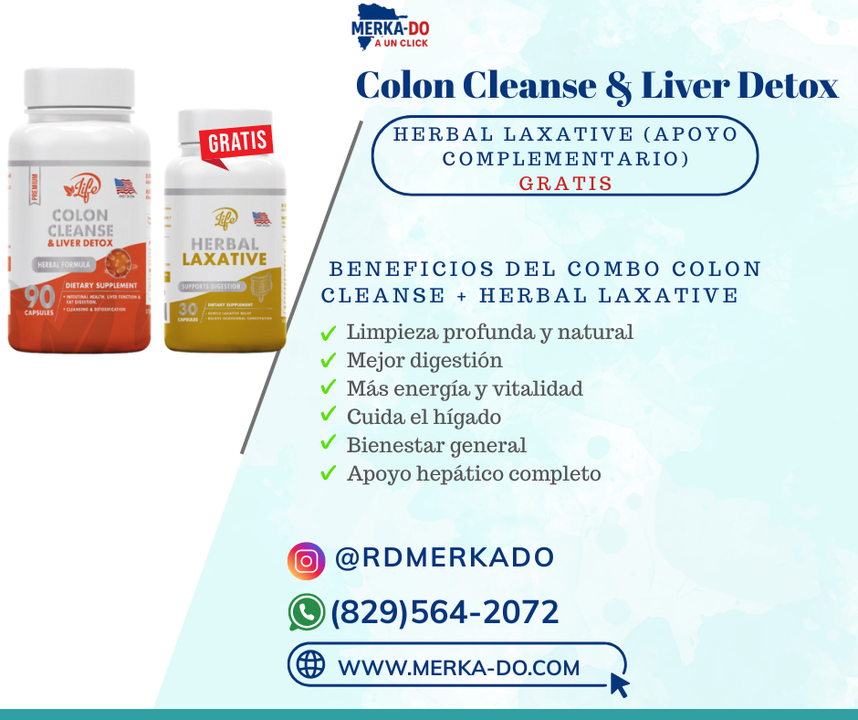 Colon Cleanse & Liver Detox + Herbal Laxative