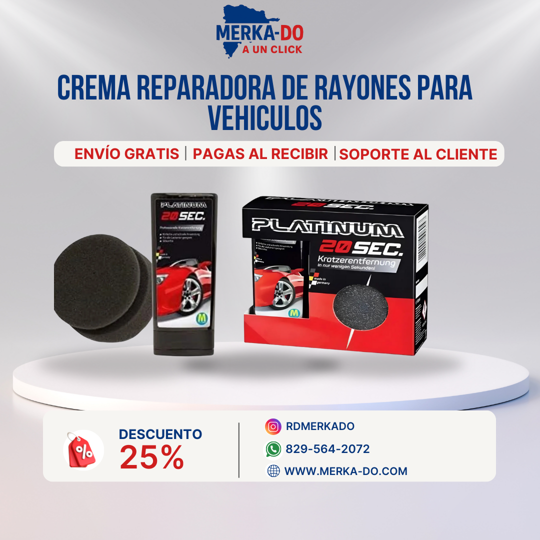 CREMA REPARADORA DE RAYONES VEHICULOS
